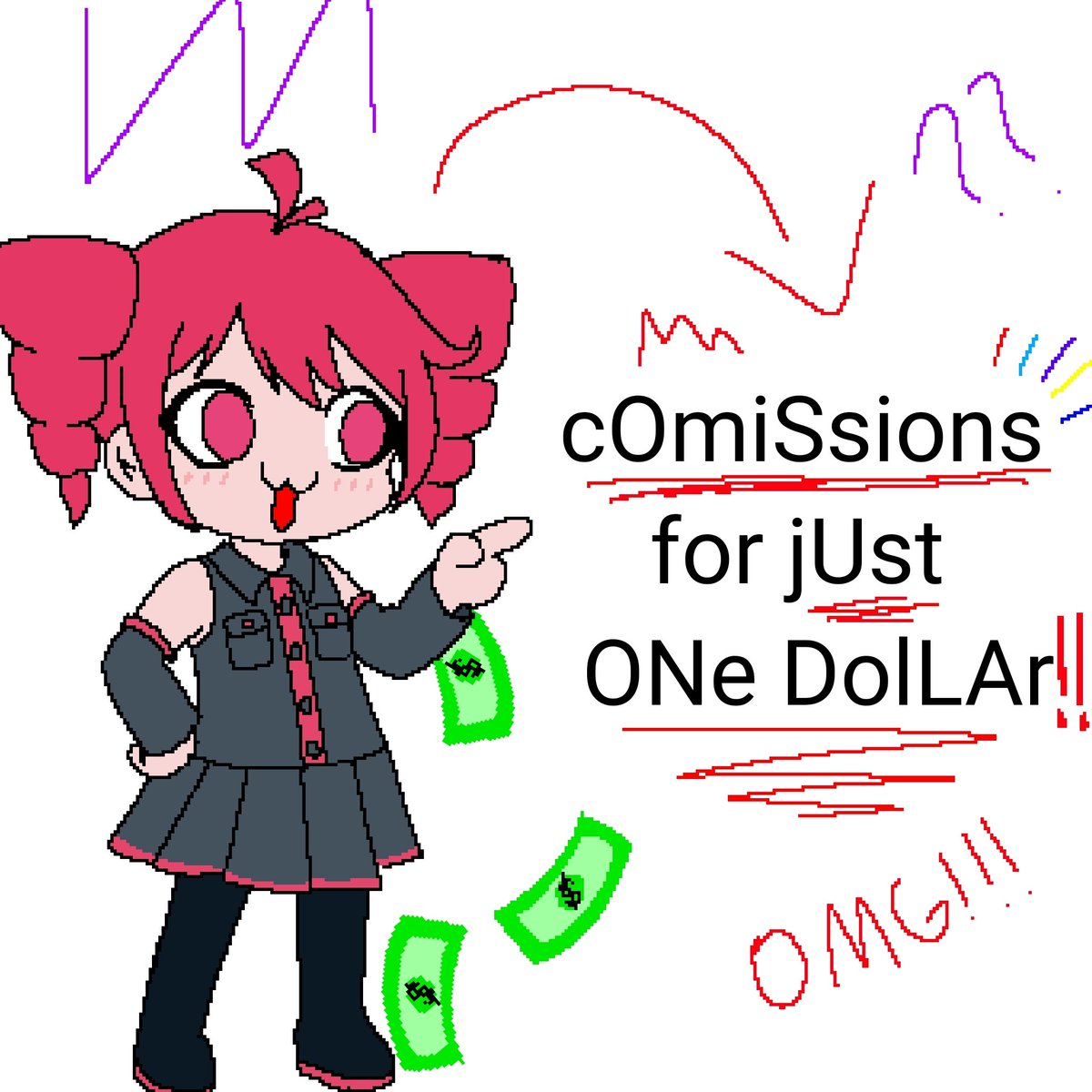 MiniKyu777's tweet image. ABRO COMMISIONES COMPRENME NECESITO PARA EL PASAJE DE LA UNI
#comissionsopen