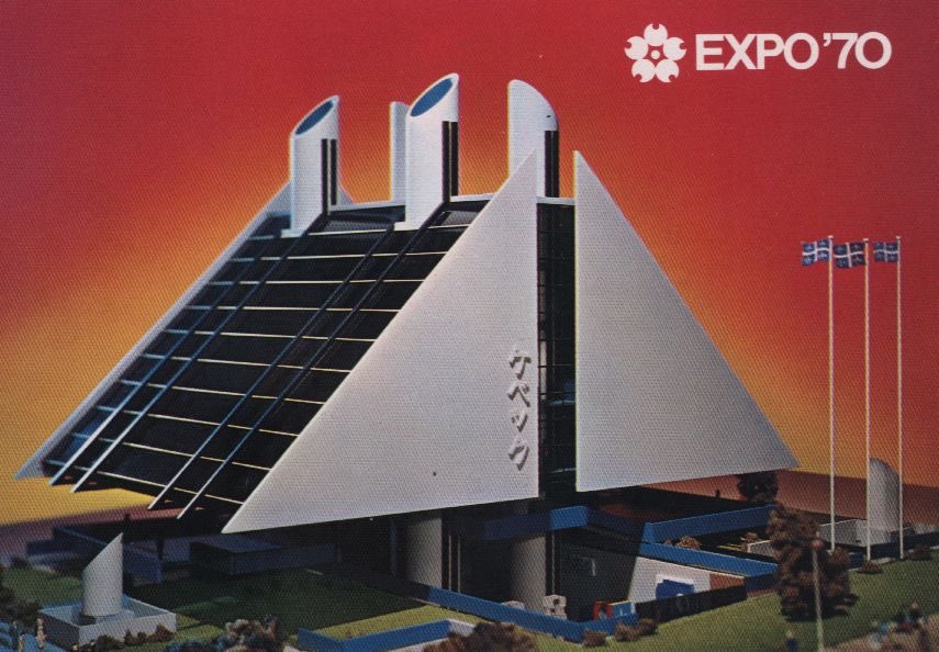 luusssso's tweet photo. Promotional posters of architecture featured at Expo ‘70 in Osaka, Japan https://t.co/43HSTL4bem