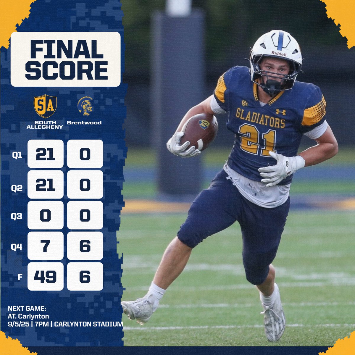 South Allegheny Football tweet media