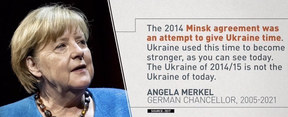 Putin waited patiently on a Minsk peace or on a mutual security accord with #NATO. Now he admits he was snookered, perhaps also realizing that "he who fights a war only halfway digs his own grave." Because he can't trust the West, #Russia will fight until #Ukraine surrenders.
