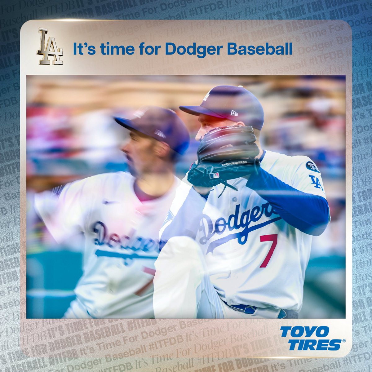 Los Angeles Dodgers (@dodgers) on Twitter photo #ITFDB presented by Toyo Tires. #ITFDB presented by Toyo Tires.