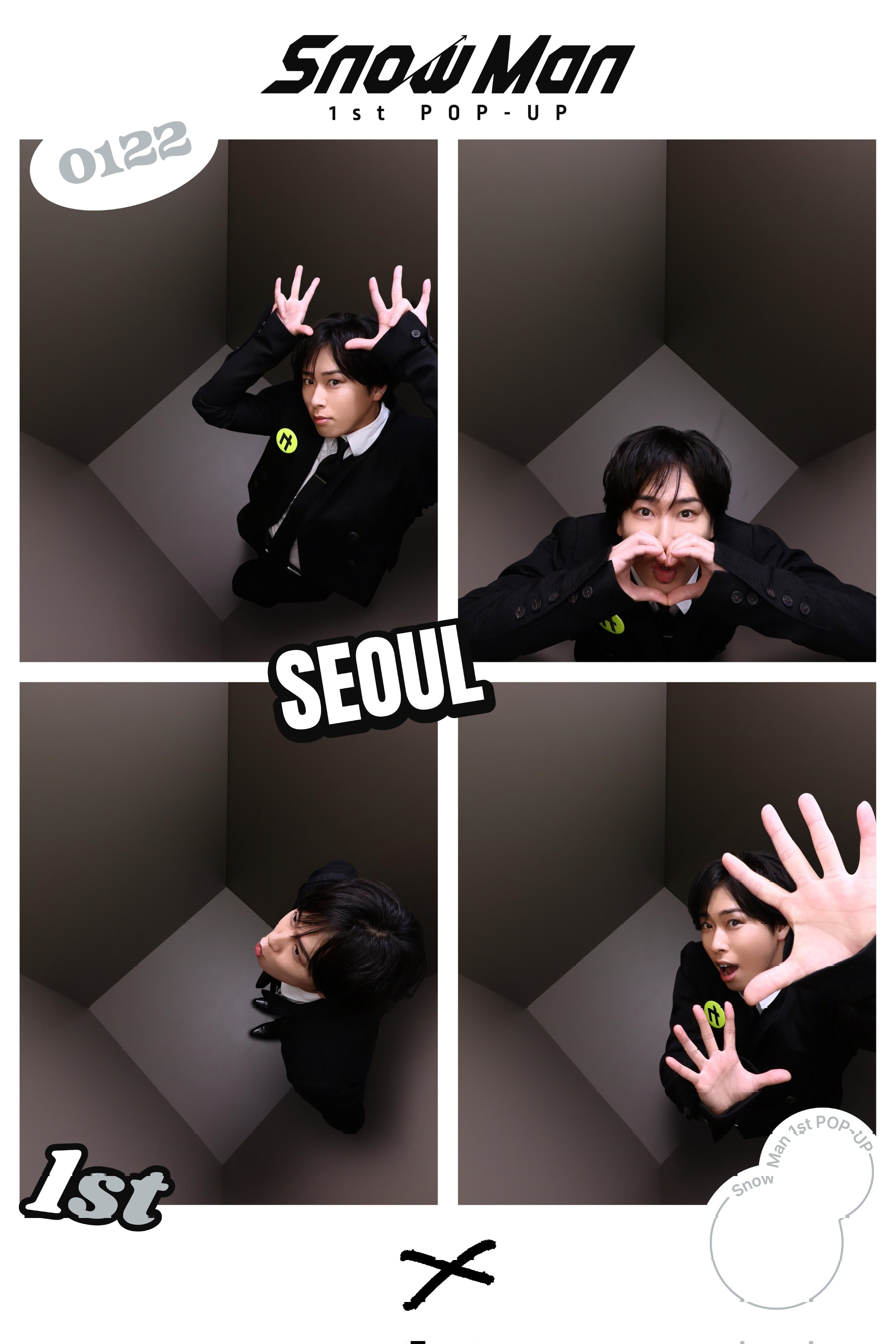 Snow Man 1st ポップアップ 台北 宮舘涼太 缶バッジ フォトカード