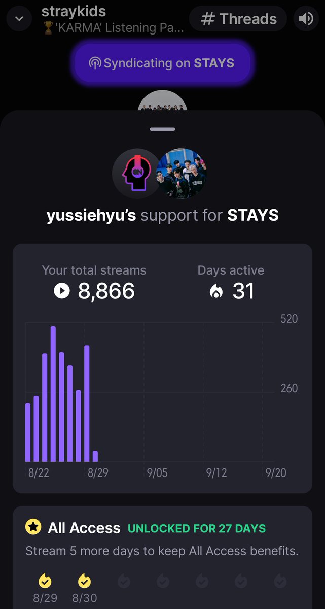 Yuss '★! (@hwnjinily) on Twitter photo Aquí presente haciendo stream todos los días y ahora con Stray Kids 💪🇦🇷
#STREAMKARMAARGENTINA <a href="/StrayKidsArgFC/">Stray Kids Argentina</a> Aquí presente haciendo stream todos los días y ahora con Stray Kids 💪🇦🇷
#STREAMKARMAARGENTINA <a href="/StrayKidsArgFC/">Stray Kids Argentina</a>