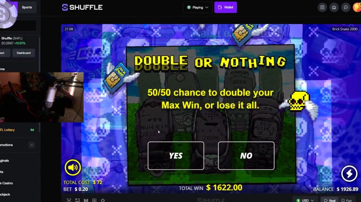 Smack (@smackdowness) on Twitter photo Another max win on the day gg <a href="/shufflecom/">Shuffle.com</a>
W Brick Snake 2000
$50 random retweet
Follow me <a href="/Smackdowness/">Smack</a> and <a href="/shufflecom/">Shuffle.com</a>
Rolling tomorrow on stream: Kick.com/smackdowness Another max win on the day gg <a href="/shufflecom/">Shuffle.com</a>
W Brick Snake 2000
$50 random retweet
Follow me <a href="/Smackdowness/">Smack</a> and <a href="/shufflecom/">Shuffle.com</a>
Rolling tomorrow on stream: Kick.com/smackdowness