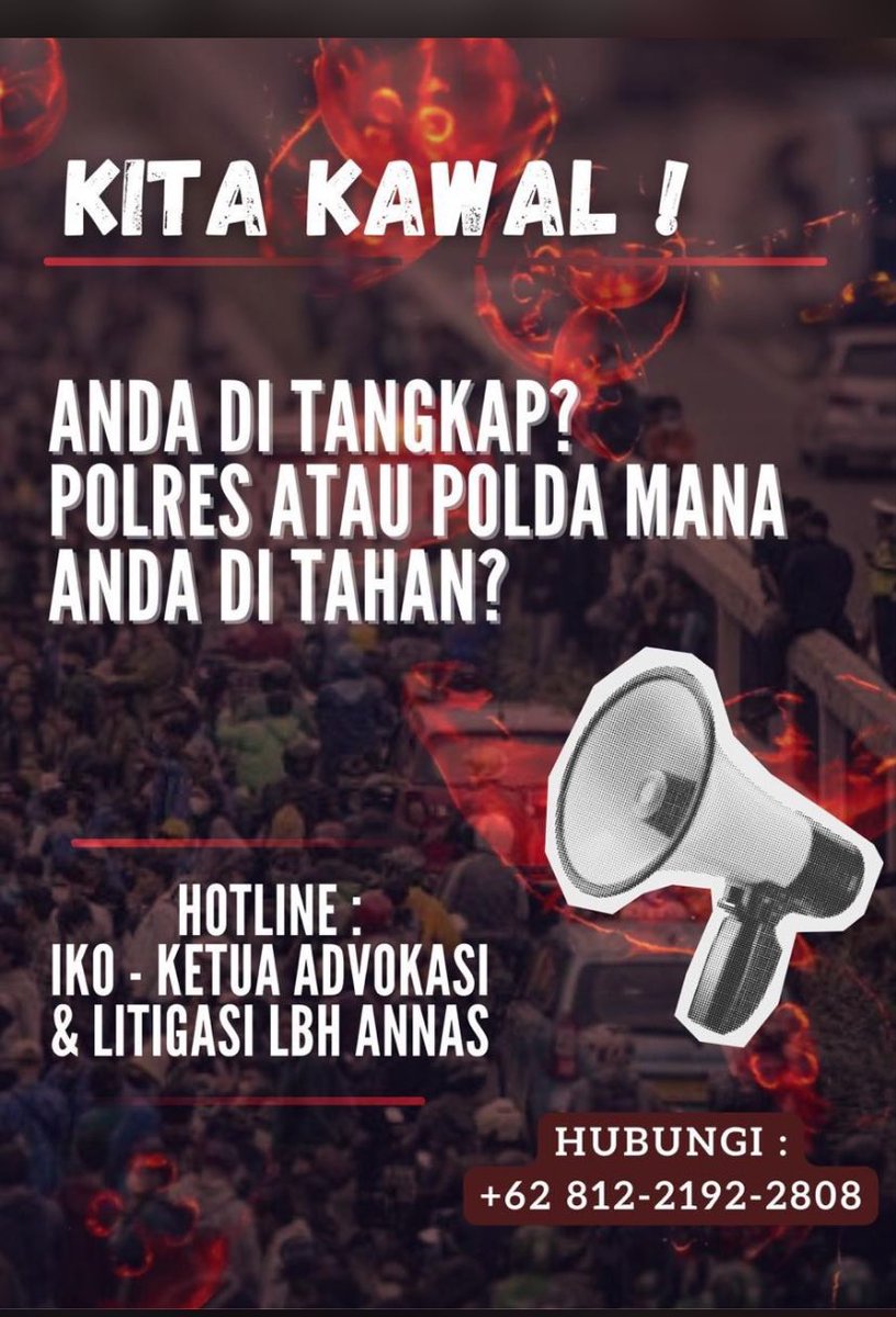 infobdg's tweet image. Daftar layanan dan pendampingan hukum untuk demonstrasi Bandung.