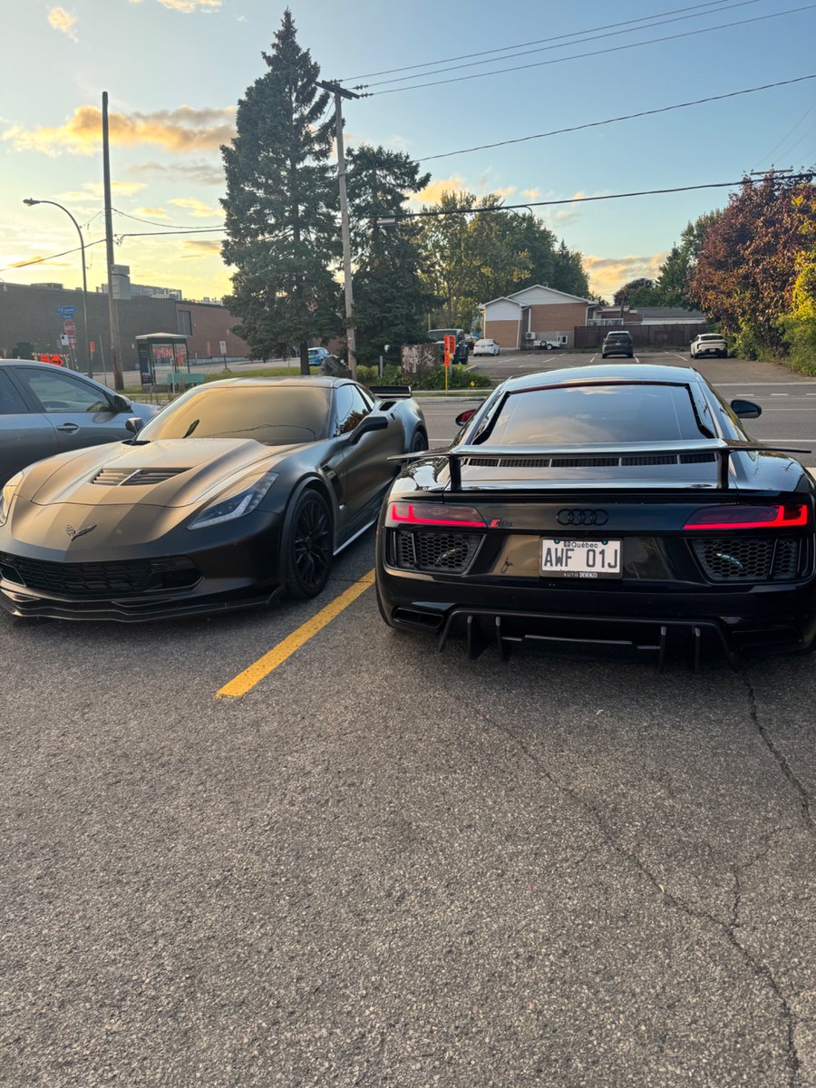 GAPthinks's tweet image. Z06 vs R8