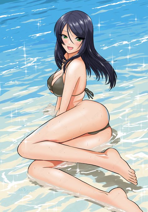 #今月描いた絵を晒そう 
今月もビキニ率100% 