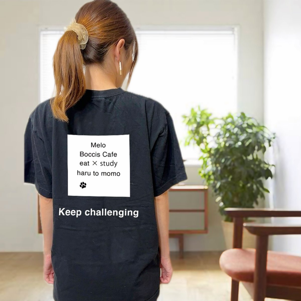 ayameloday's tweet image. 【め組Tシャツ】Keep challenging🔥

ちょー久しぶりのめ組グッズ🍈
8/31のめぐみーティングにて
予約受付スタート！

白と黒あなたはどっち派？
胸元のロゴは刺繍です🐈✨

※お届けは9月中旬〜末ごろ
オンライン販売もあります◎
