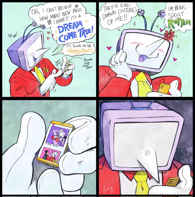Moving stuff over to this account instead, I'm a binafied Tenna fan...the poor guy

#deltarune 