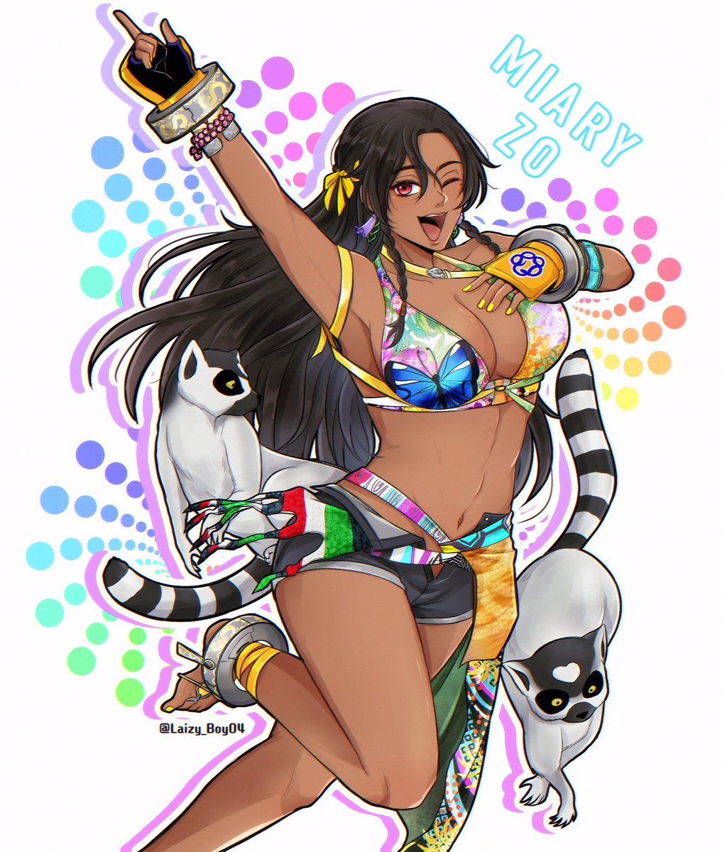 my entry for 🇲🇬Miary Zo
i drew her colorful and fun to look at🥹✨
#TEKKENArt #TEKKEN8Art