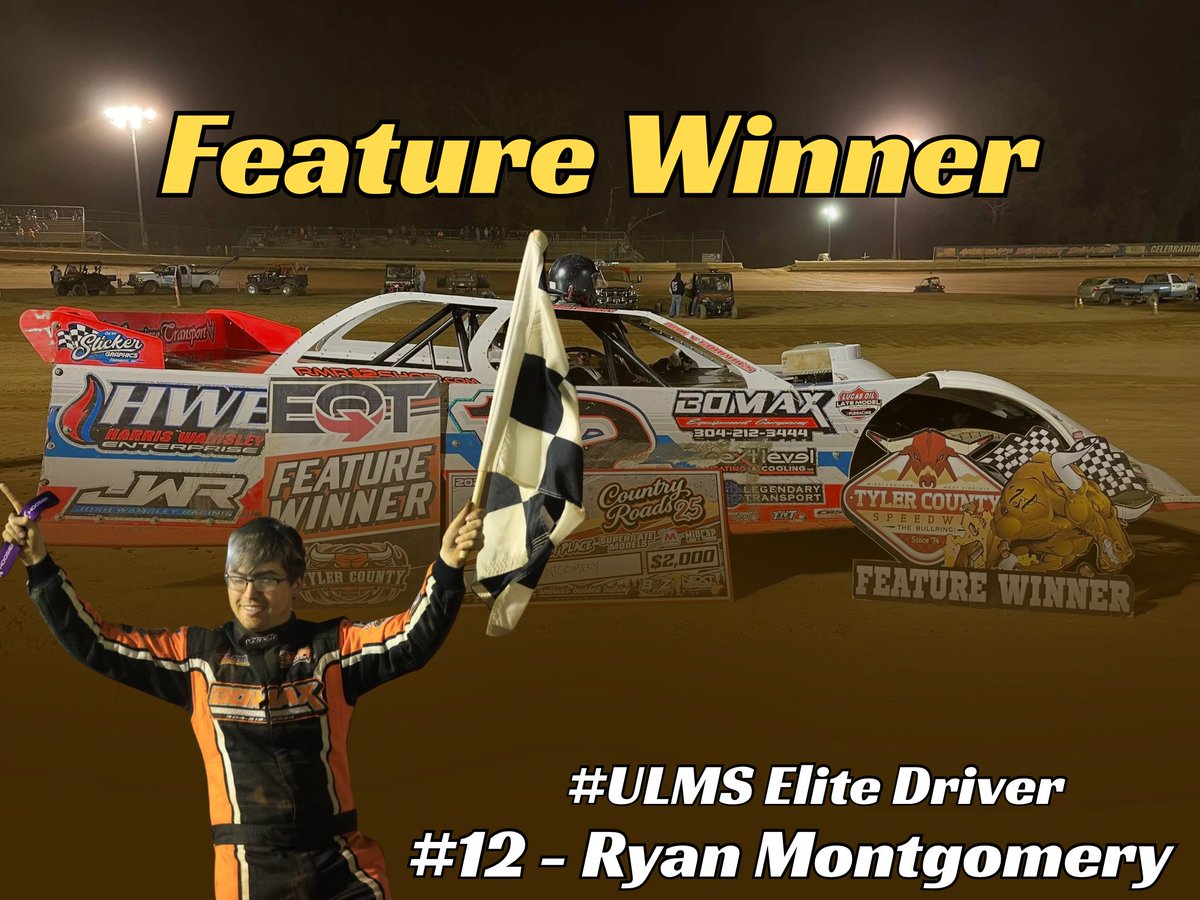 United Late Model Series (@ulmslatemodels) on Twitter photo ๐ ๐๐จ๐ง๐ ๐ซ๐๐ญ๐ฎ๐ฅ๐๐ญ๐ข๐จ๐ง๐ฌ to ๐๐๐๐ #ULMS ๐๐ฅ๐ข๐ญ๐ ๐๐ซ๐ข๐ฏ๐๐ซ <a href="/Ryanmont/">Ryan Montgomery</a> & ๐๐๐ ๐๐๐๐ข๐ง๐  on their ๐ฏ๐ข๐๐ญ๐จ๐ซ๐ฒ tonight.๐
Catch ๐๐จ๐ง๐ญ๐ ๐จ๐ฆ๐๐ซ๐ฒ in action at the next <a href="/ULMSLateModels/">United Late Model Series</a> event on ๐
๐ซ๐ข๐๐๐ฒ, ๐๐๐ฉ๐ญ๐๐ฆ๐๐๐ซ ๐๐๐ญ๐ก at <a href="/OutlawSpeedPR/">Outlaw Speedway</a> ! ๐ ๐๐จ๐ง๐ ๐ซ๐๐ญ๐ฎ๐ฅ๐๐ญ๐ข๐จ๐ง๐ฌ to ๐๐๐๐ #ULMS ๐๐ฅ๐ข๐ญ๐ ๐๐ซ๐ข๐ฏ๐๐ซ <a href="/Ryanmont/">Ryan Montgomery</a> & ๐๐๐ ๐๐๐๐ข๐ง๐  on their ๐ฏ๐ข๐๐ญ๐จ๐ซ๐ฒ tonight.๐
Catch ๐๐จ๐ง๐ญ๐ ๐จ๐ฆ๐๐ซ๐ฒ in action at the next <a href="/ULMSLateModels/">United Late Model Series</a> event on ๐
๐ซ๐ข๐๐๐ฒ, ๐๐๐ฉ๐ญ๐๐ฆ๐๐๐ซ ๐๐๐ญ๐ก at <a href="/OutlawSpeedPR/">Outlaw Speedway</a> !