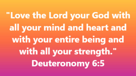 "Love the Lord your God with all your mind and heart and with your entire being and with all your strength." Deuteronomy 6:5
---
What God said in the #Bible Shabbat Shalom #saturdaymorning The Gospel #WeekendVibe Jesus Christ is Lord #screenshotsaturday