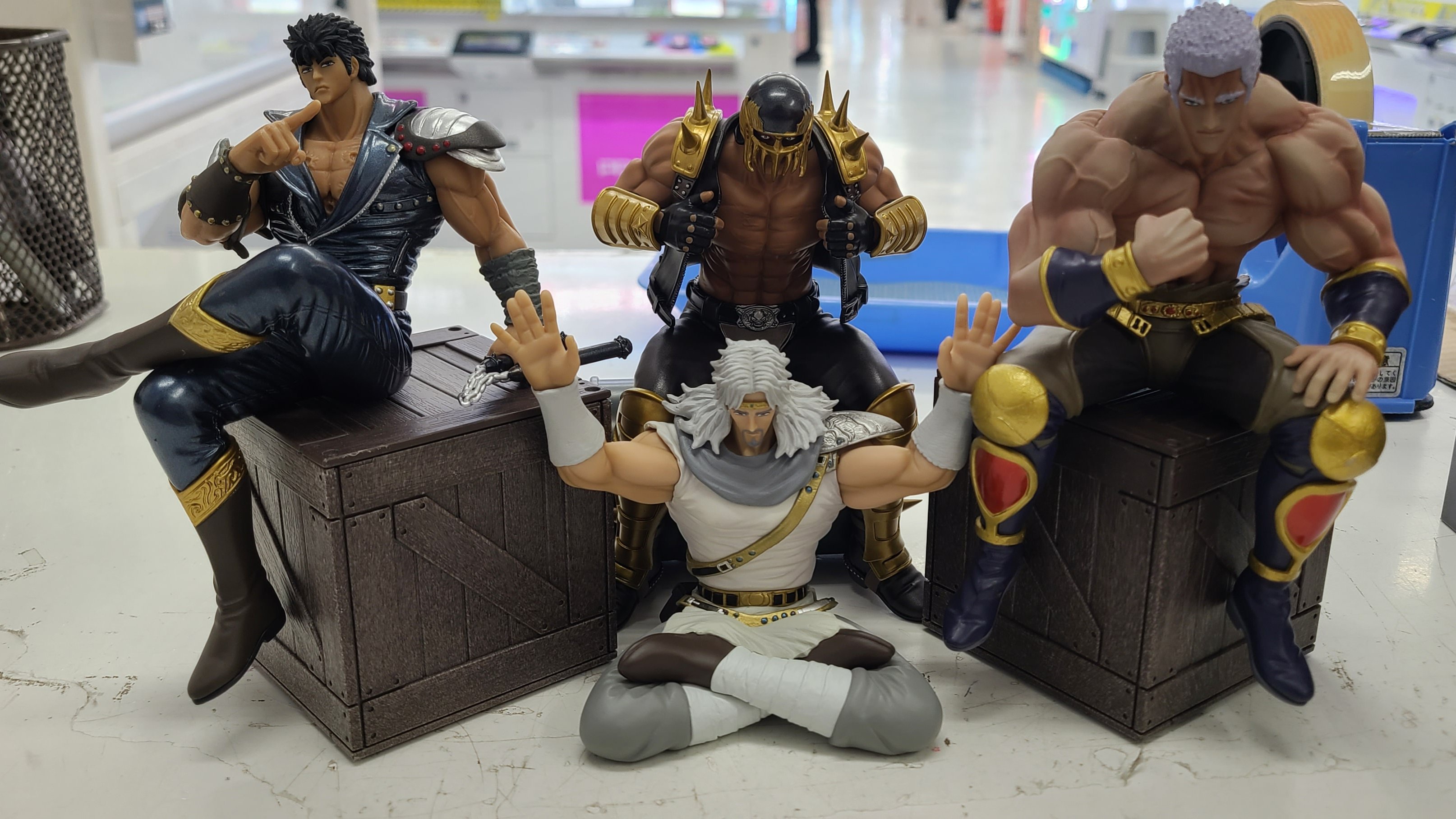北斗の拳 ぬーどるストッパーフィギュア-ジャギ- 17点セット 北斗の拳 ぬーどるストッパーフィギュアージャギー プライズの