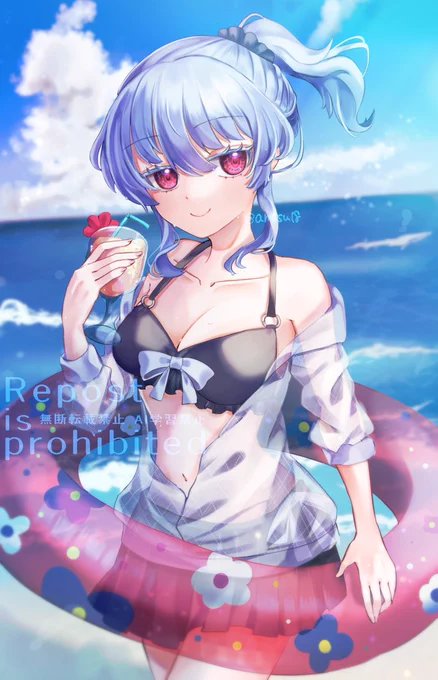 夏だ!海だ! #イラスト #オリジナル