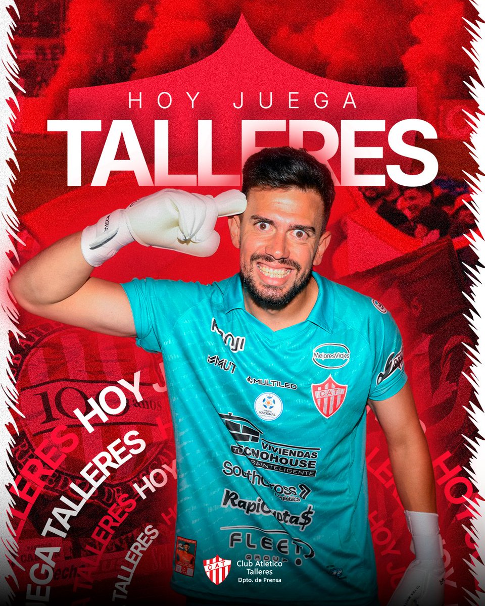 #PrimeraNacional ⚽️

¡HOOOOOOOY #JuegaTalleres !
Zona B
Fecha 29

C.A.Talleres - Def. Unidos
🏟️ Pablo Comelli
🗓️ Sábado 30-8
🕔 15:30 hs

Árbitro: Fernando Echenique
Asistentes: Walter Ferreyra e Iván Aliende
Cuarto Arbitro: Marcos Recalde

¡Vamos rojo! 💪

#SoyTalleres 🇦🇹