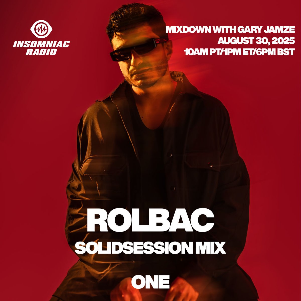 Today on my <a href="/InsomniacRadio/">Insomniac Radio</a> ONE show:
Rolbac #SolidSessionMix
+ this week's #BaddestBeat from <a href="/chrislake/">Chris Lake</a> remixing <a href="/ChemBros/">The Chemical Brothers</a> + new <a href="/themagician/">THE MAGICIAN</a> <a href="/joshwa_uk/">JOSHWA</a> <a href="/LO99official/">LO'99</a> <a href="/joshbaker__/">Josh Baker</a> <a href="/closecounters/">Close Counters</a> <a href="/philipgeorgeuk/">Philip George</a> 
+ more
10AM PT/1PM ET/6PM BST
InsomniacRadio.com + on the app