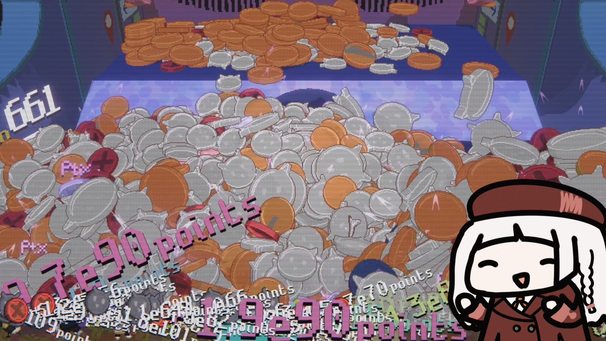 たのしいコイン落としゲーム『RACCOIN』で3.1e151点稼いでみました https://t.co/OCRHdfE3nb