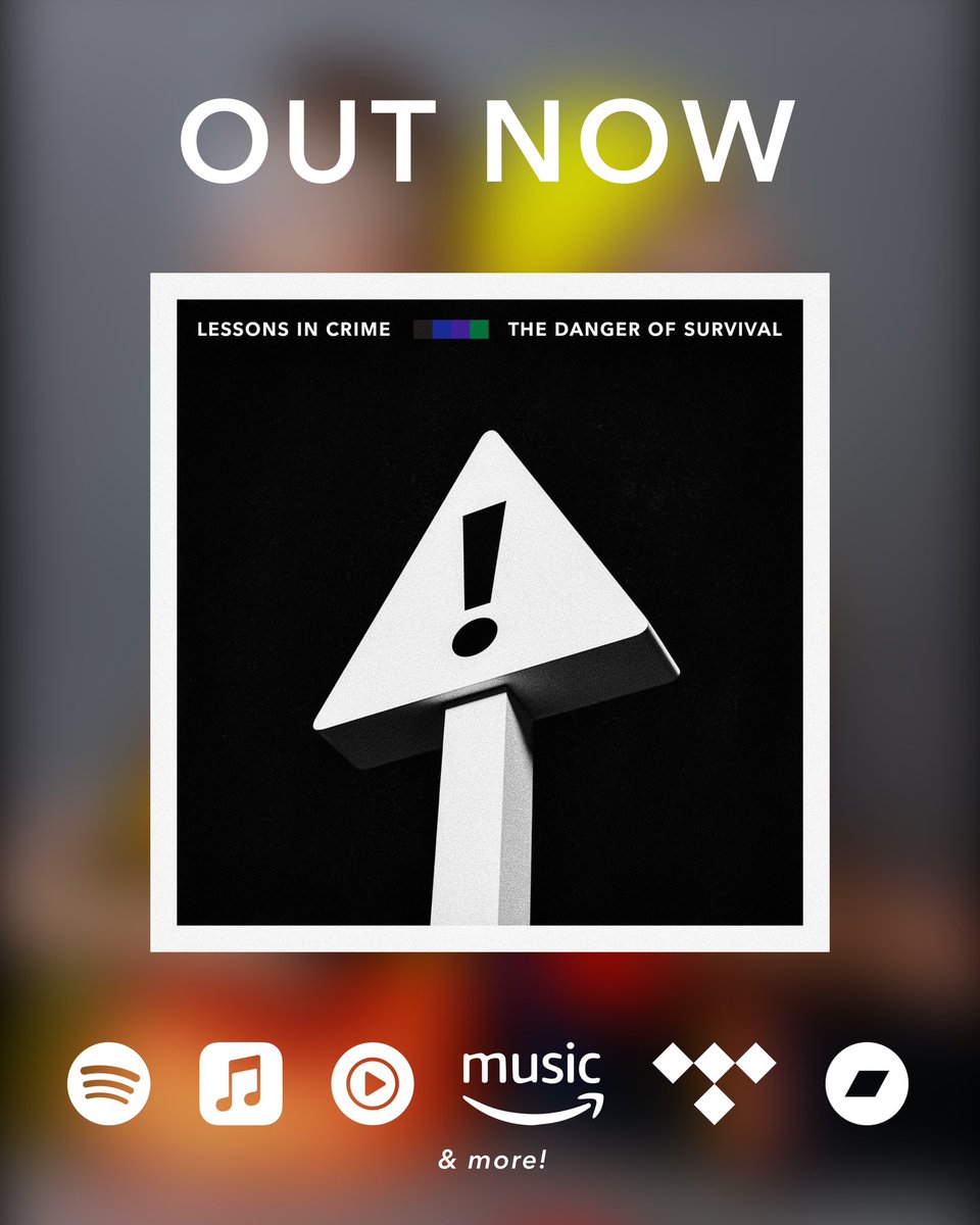 Our new song, The Danger Of Survival, is out now