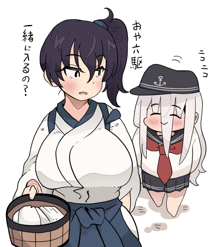 大人艦と響な月でした
 #今月描いた絵を晒そう 