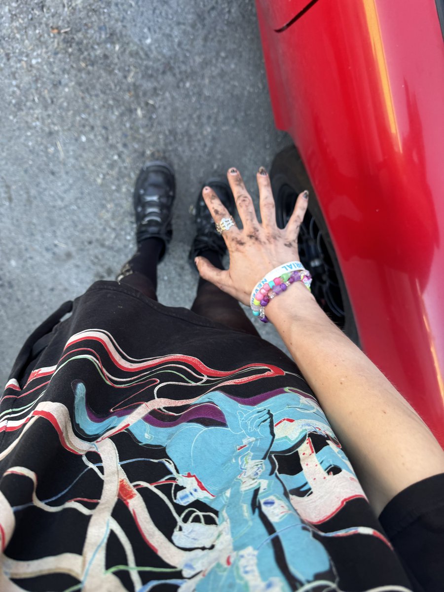 because im working on cars constantly my hands are just always like this