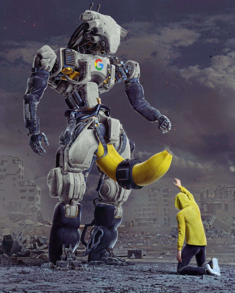 beeple's tweet image. NANO-BANANA