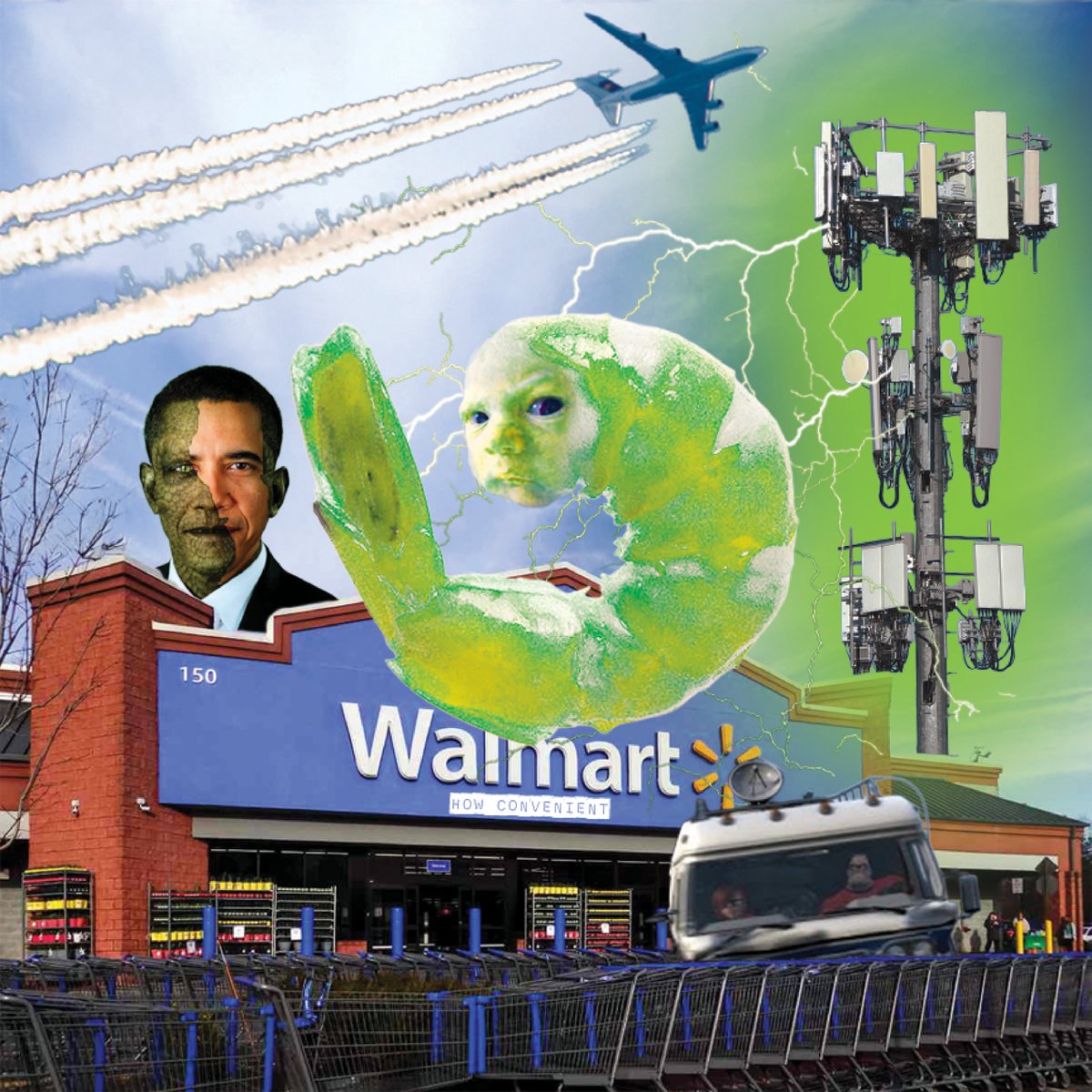 Radioactive shrimp from Walmart? How Convenient.