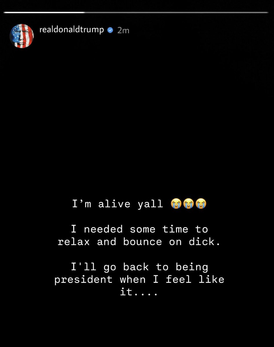 erynsbloodline's tweet photo. 🚨 New story from Donald Trump’s Instagram. https://t.co/Xhv89bM93f
