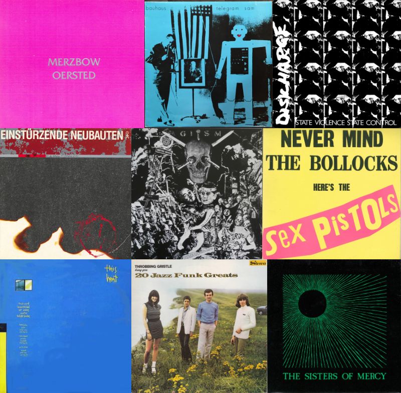 REDEROS2's tweet image. #衝撃を受けたアルバム9枚
#Merzbow
#Bauhaus
#Discharge
#EinstürzendeNeubaute
#GISM
#SexPistols
#ThishHeat
#ThrobbingGristles
#SistersOfMercy