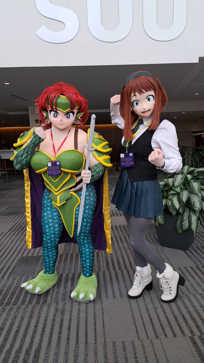 Friday at #matsuricon2025! 
Thanks everyone for getting your picture taken with me. 🥰

1⃣ <a href="/rika_kig/">Rika</a> <a href="/Blade_Kig/">Plum Pluto(Blade Kig)</a> 
2⃣ <a href="/laseryabai/">LaserYabai @ Home!</a> 
3⃣ <a href="/ClaireRieva/">Claire Rieva</a> 
4⃣ <a href="/JDkigurumi/">JD Kigu</a> 

📸 <a href="/ChibiKigu/">ChibiKigu</a>
