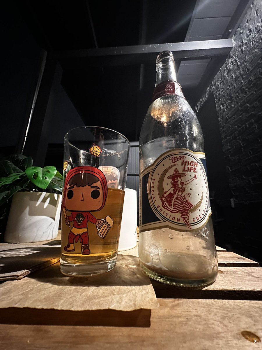 fandads's tweet image. We have about 10 teenagers over to celebrate my daughter’s bday. So I’m just chilling on the porch with my BIL. 

Cracked open this bottle of @millerhighlife 

It’s the champagne of beers! #MillerHighLife #GeekDads #FanDads