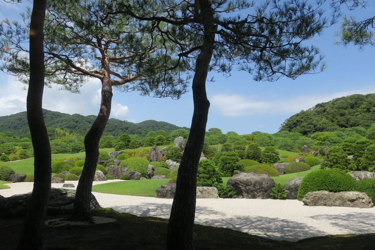 庭園だより｜剪定後の涼やかな赤松が見どころです】 8月最後の週末