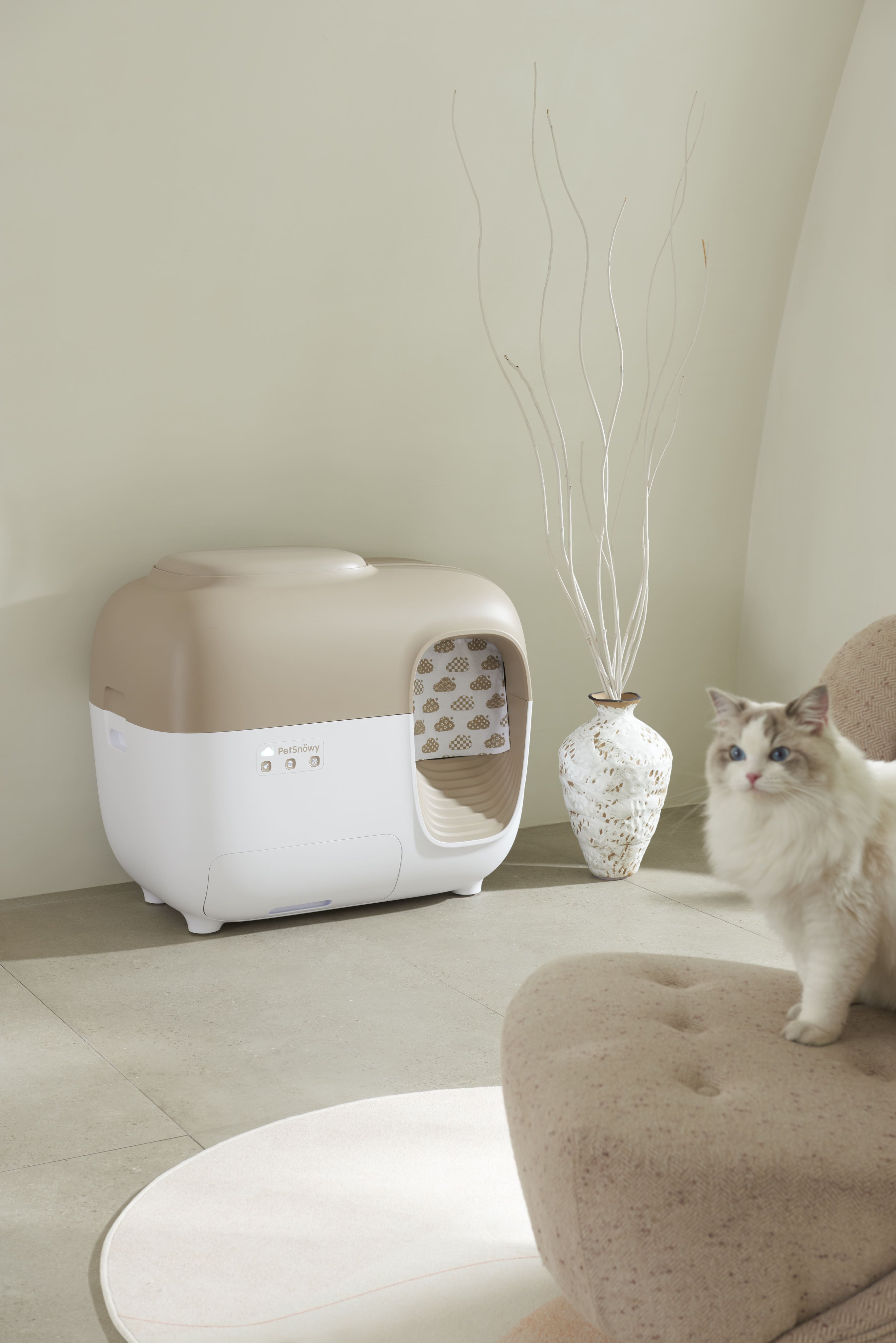 【新品未使用】Petsnowy ペットスノーウィ 給水器 猫 Amazon | PetSnowy「猫ちゃん喜ぶ」猫 水飲み器,循環式 自動給水