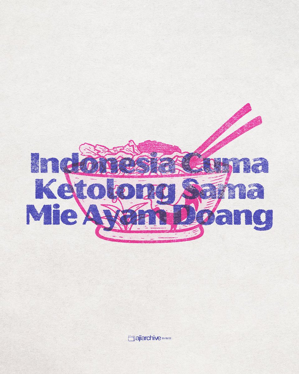 sukaberbicara's tweet photo. Indonesia ketolong sama mie ayam. https://t.co/VibkS3gluo