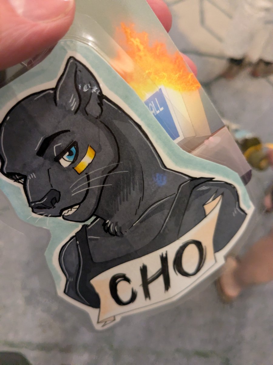 If you want to say hi at Denfur, here's my badge!