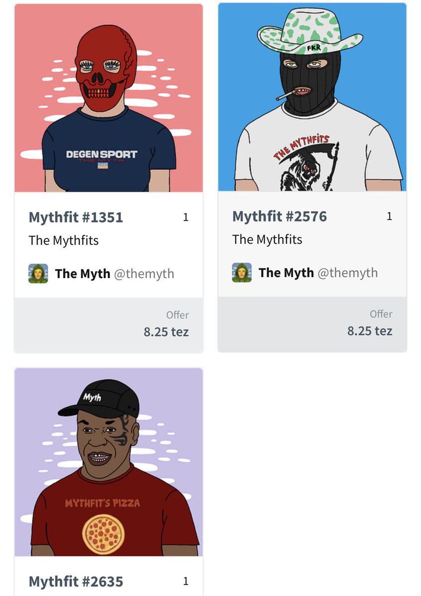 andy0034's tweet photo. Mythfits was worth the wait
Good job @clokdhd @objktcom
Here are my pulls
#Mythfit https://t.co/HS9YLj5HPB