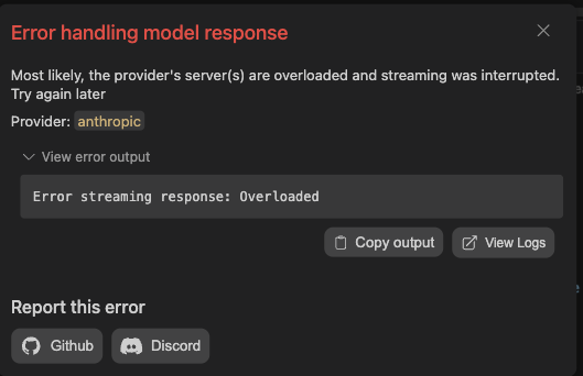 why is claude overloaded on a friday night
