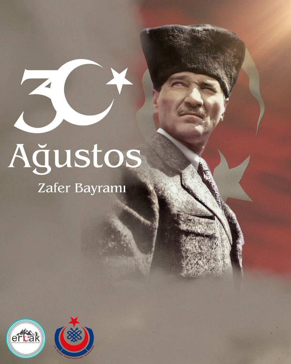 30 Ağustos, Türk ordusunun ve milletinin zafer günüdür.” – Gazi Mustafa Kemal Atatürk
Büyük Zafer’in yıl dönümünde Atatürk, silah arkadaşları ve aziz şehitlerimizi saygı ve minnetle anıyor; milletimizin #30AğustosZaferBayramı’nı kutluyoruz.