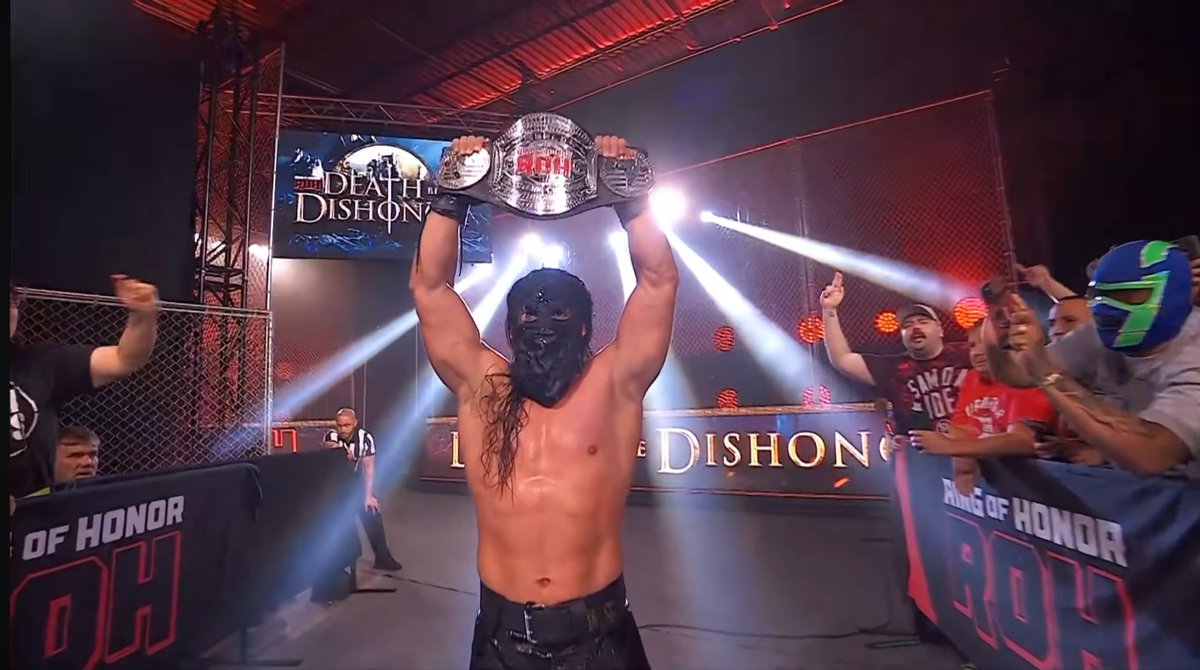 FENOMENAL LUCHA SEÑORES

BANDIDO RETIENE EL ROH CHAMPIONSHIP.

Casi 40 minutos de una calidad espectacular de lucha...