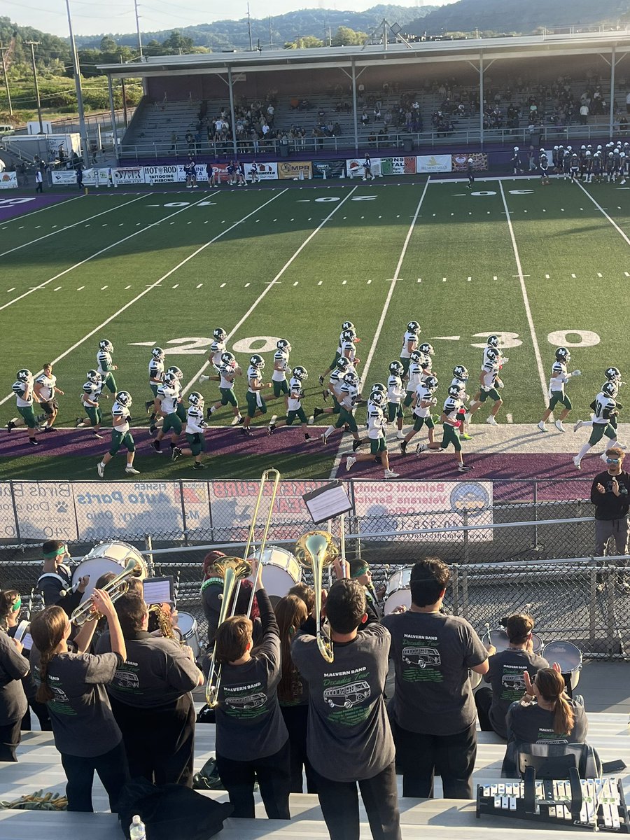 The Malvern Hornets dropped to 1-1 on the young season losing on the road to a very good Martins Ferry team 35-6.  Despite the loss, the Hornets got inspired play from Thomas, Simmons, and Powers.   Malvern looks to get back in the win column next week in the home opener.
