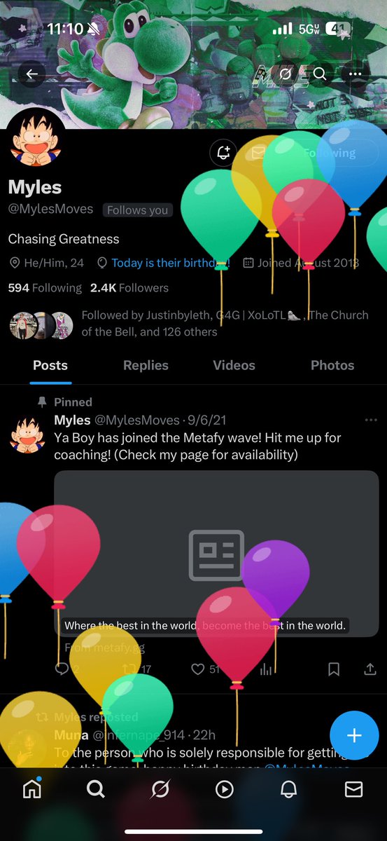 The Peter of the Week goes to:

🦖🥚PeterMoves🥚🦖

Thank you for being one of the GOATS of GSPchester! You always bringing the best out of the competition as well as the chill vibes. May everyone wish a Happy Birthday to the Big Dino Peter!

What we drinking tonight?!