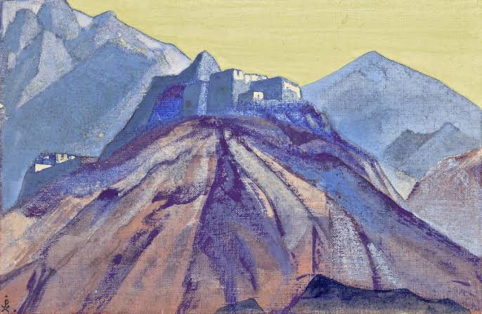 Visited Karanataka Chitrakala Parishath yesterday and stumbled upon a small collection of Nicholas Roerich original paintings and I can’t get these out of my mind.