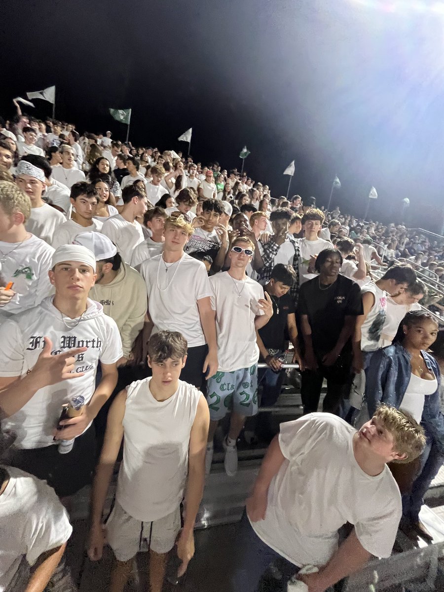Always good to see our guys supporting our teammates on the field! Friday Night Lights. <a href="/azleathletics/">azleathletics</a>