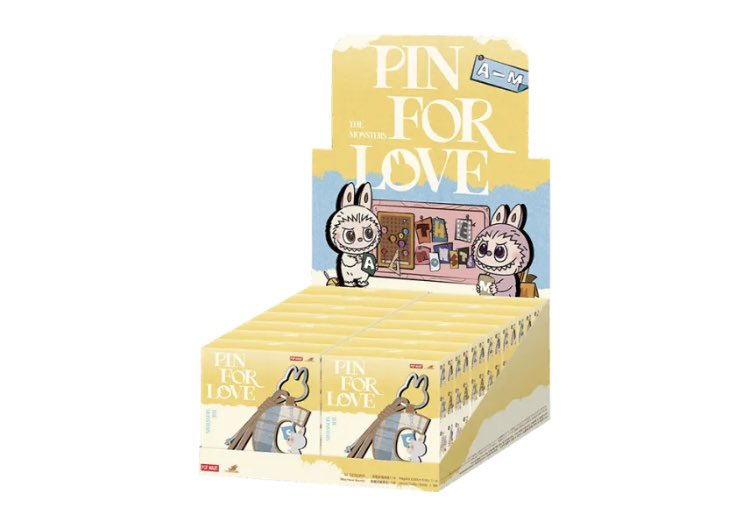 PIN FOR LOVE 未開封商品 正規品・未開封】Labubu PIN FOR LOVE （N-Z）2