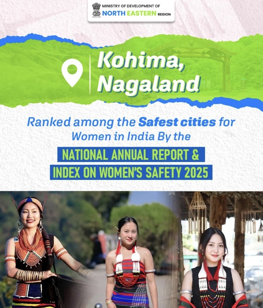 They say Delhi has metros, Mumbai has nightlife… Kohima has peace of mind.

Safest city for women in India – that’s how we do it in Nagaland.