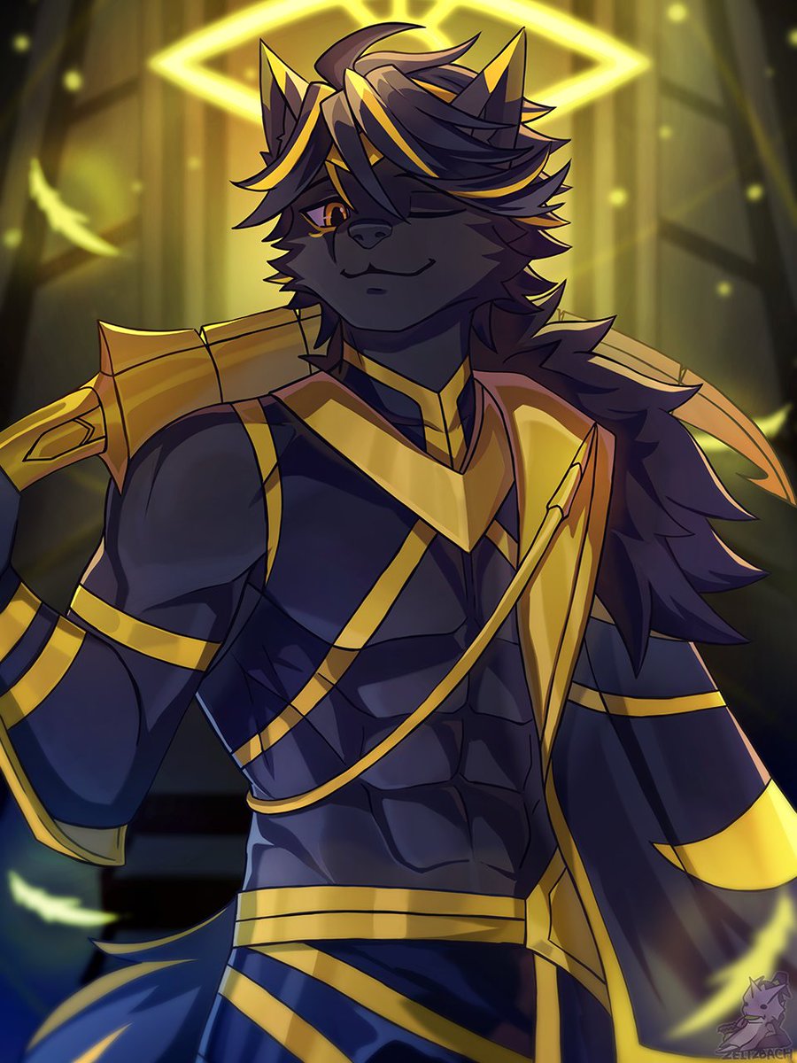 His brother got a sketch last time so it was long overdue to draw something for Alyunaa too.

I will have to give Alyasar a full piece in the future.