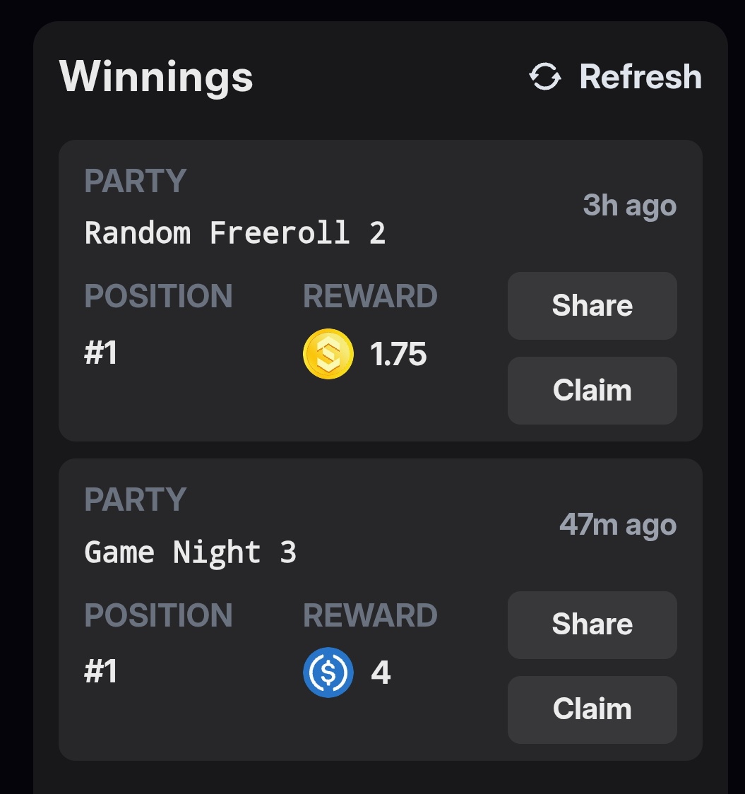 Jomz (@jomz18_sol) on Twitter photo Massive wins on <a href="/SharpTradeFi/">Sharp Trade</a> Solana and Eclipse. Precision really pays off. Prove your skills and strategies with us and win massive rewards. No risk of losing because we have a freemode option.
Join us here ๐
Solana :sharptrade.fi
Eclipse :eclipse.sharptrade.fi Massive wins on <a href="/SharpTradeFi/">Sharp Trade</a> Solana and Eclipse. Precision really pays off. Prove your skills and strategies with us and win massive rewards. No risk of losing because we have a freemode option.
Join us here ๐
Solana :sharptrade.fi
Eclipse :eclipse.sharptrade.fi
