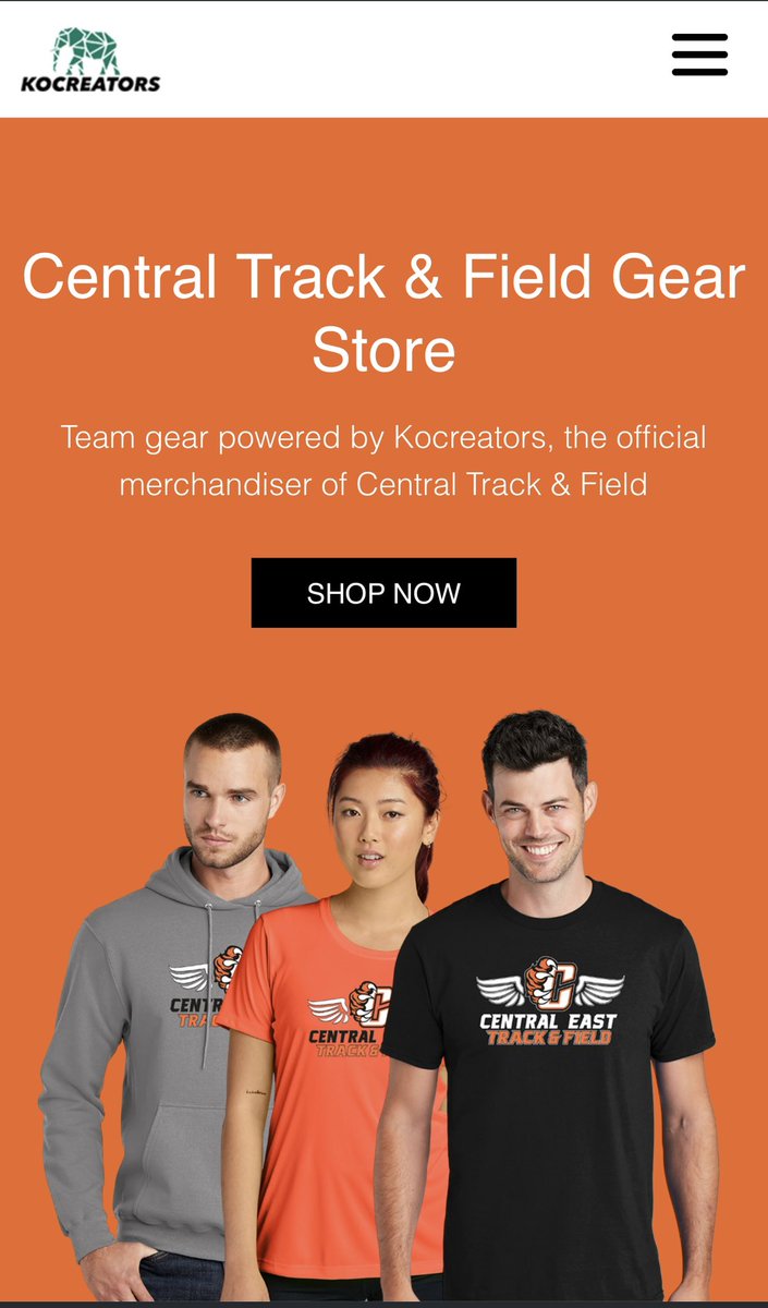 cedric_pulliam's tweet image. New name same tradition! Go get your new track gear for the season! Clink on this link kocreators.shop/centraltrack