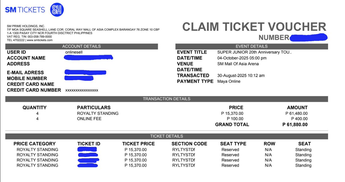 Ready to see the Kings of Kpop <a href="/SJofficial/">SUPER JUNIOR</a> 👑🖐🏻

Tickets secured! #RoyaltyStanding for #SS10inManila 💙 with <a href="/Wild_ELF/">ᴋᴀɴɢɪɴ's ᴘᴀɴᴄʀᴇᴀs</a> and <a href="/mrSimpLeeteuk/">mrsimpleeteuk</a>!

Thank you so much <a href="/jimshiteu/">jea \⁷ ticket assistance!</a> #jimshithanks for assisting us in todays selling and <a href="/pulpliveworld/">PULP Live World</a> for bringing our kings back! 🙏🏻