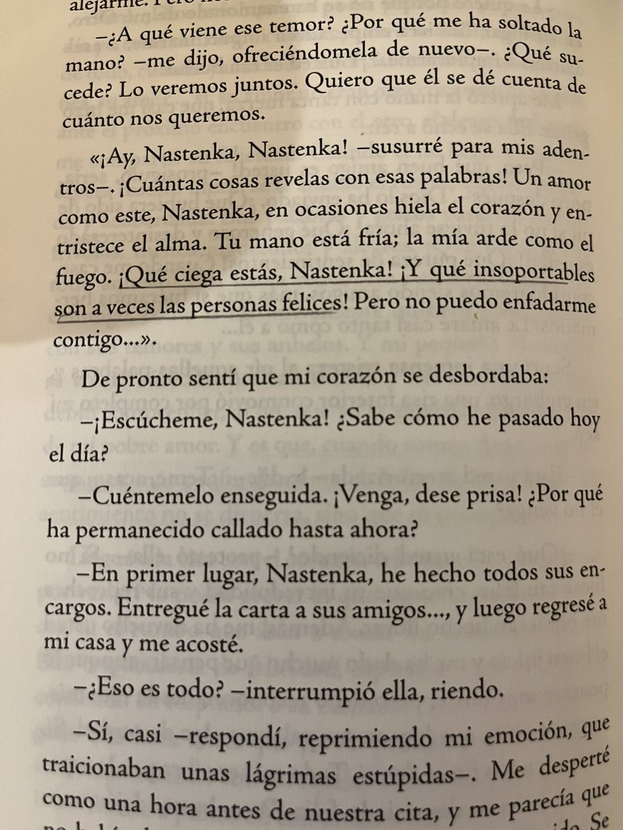 ¡Y qué insoportables son a veces las personas felices!