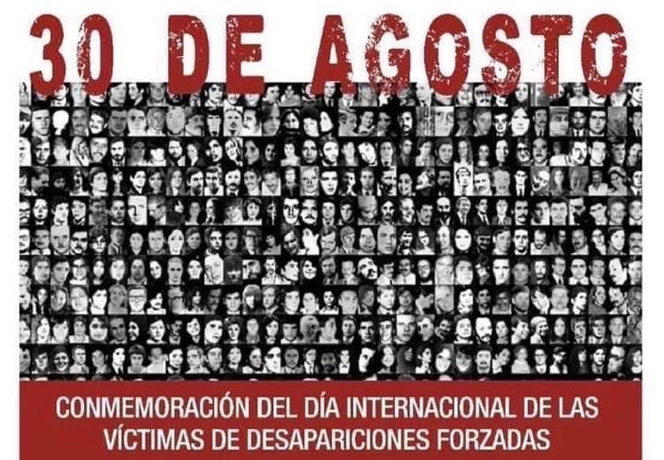 Día International del Detenido Desaparecido. Nunca dejaremos de buscarlos!!